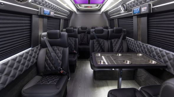 anchorage 15 passenger sprinter van interior