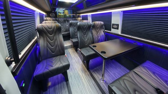 anchorage 18 passenger sprinter van interior