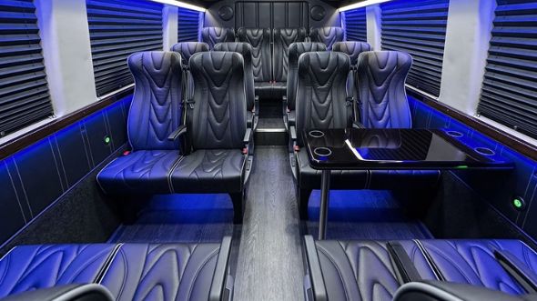 anchorage 20 passenger sprinter van interior