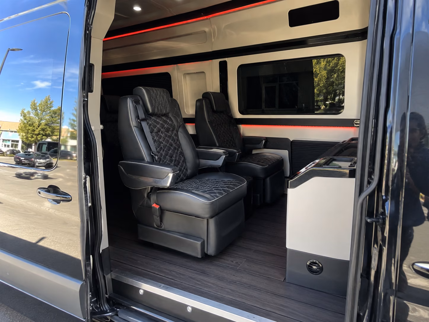 12 passenger sprinter van inside