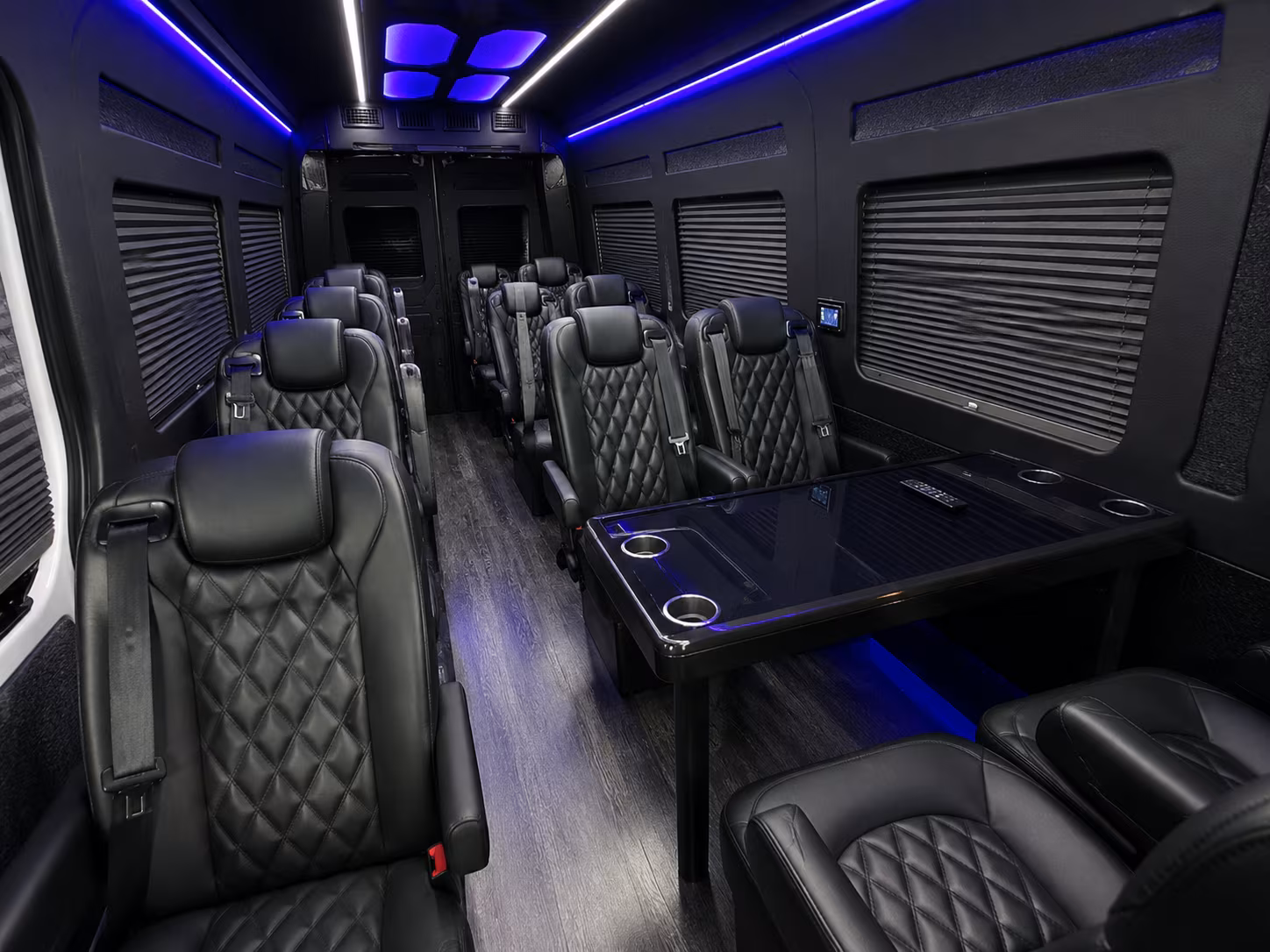 anchorage 10 passenger sprinter van inside