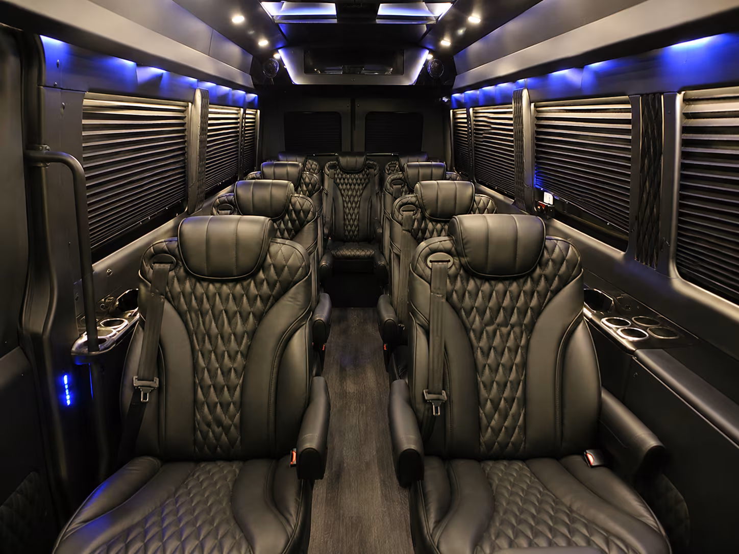 anchorage 10 passenger sprinter van interior