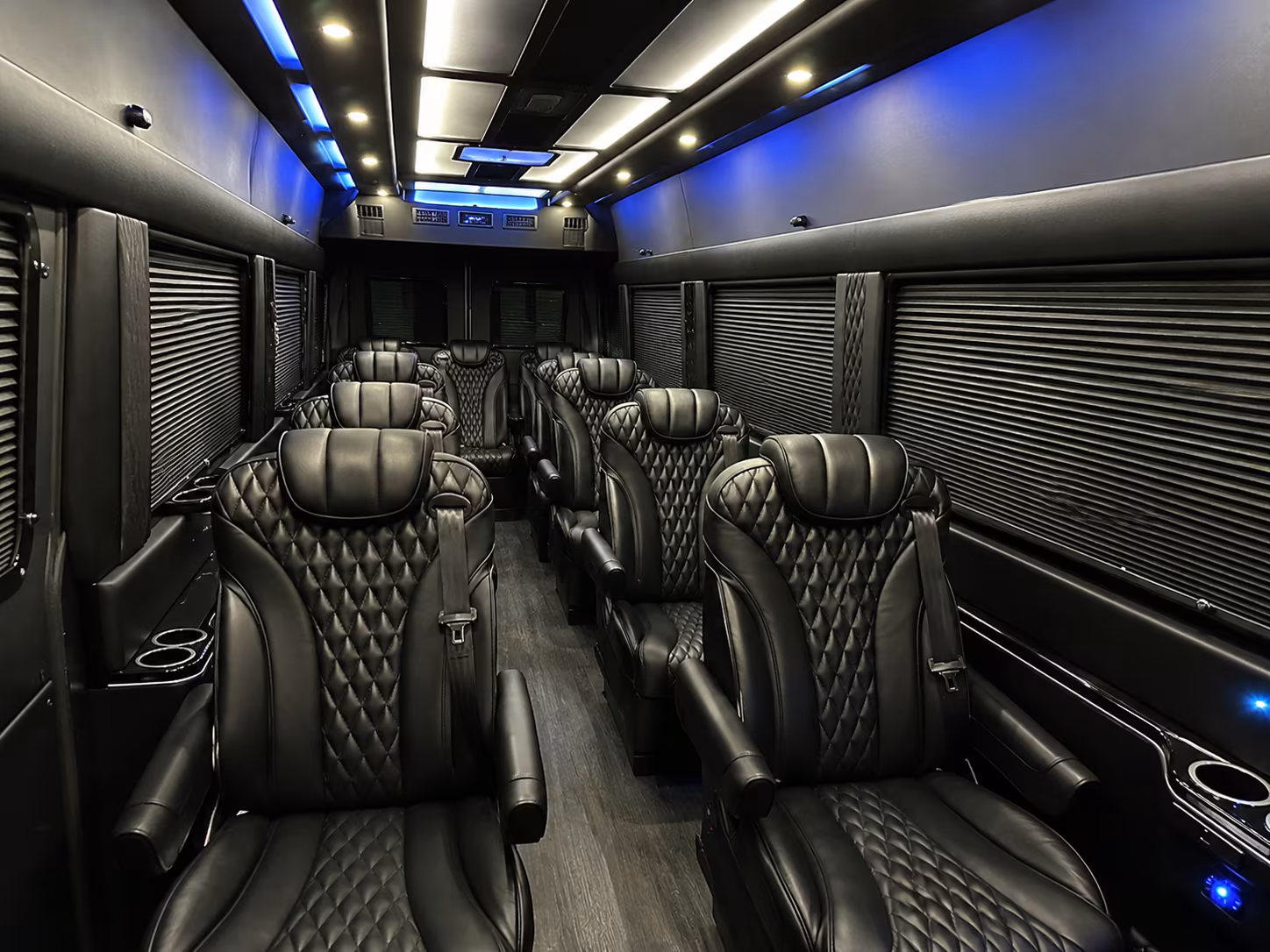 anchorage 18 passenger sprinter van inside