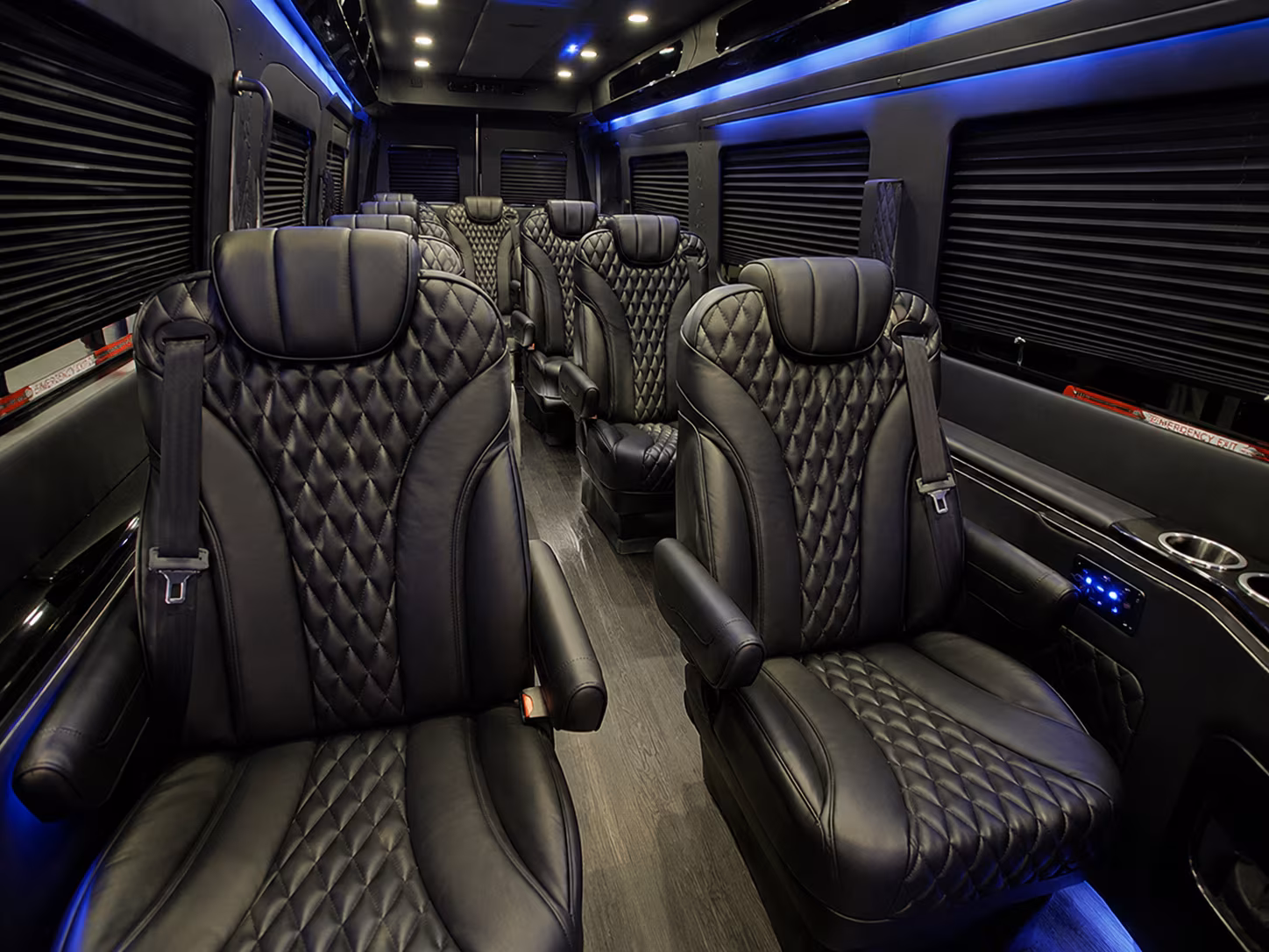anchorage 18 passenger sprinter van interior