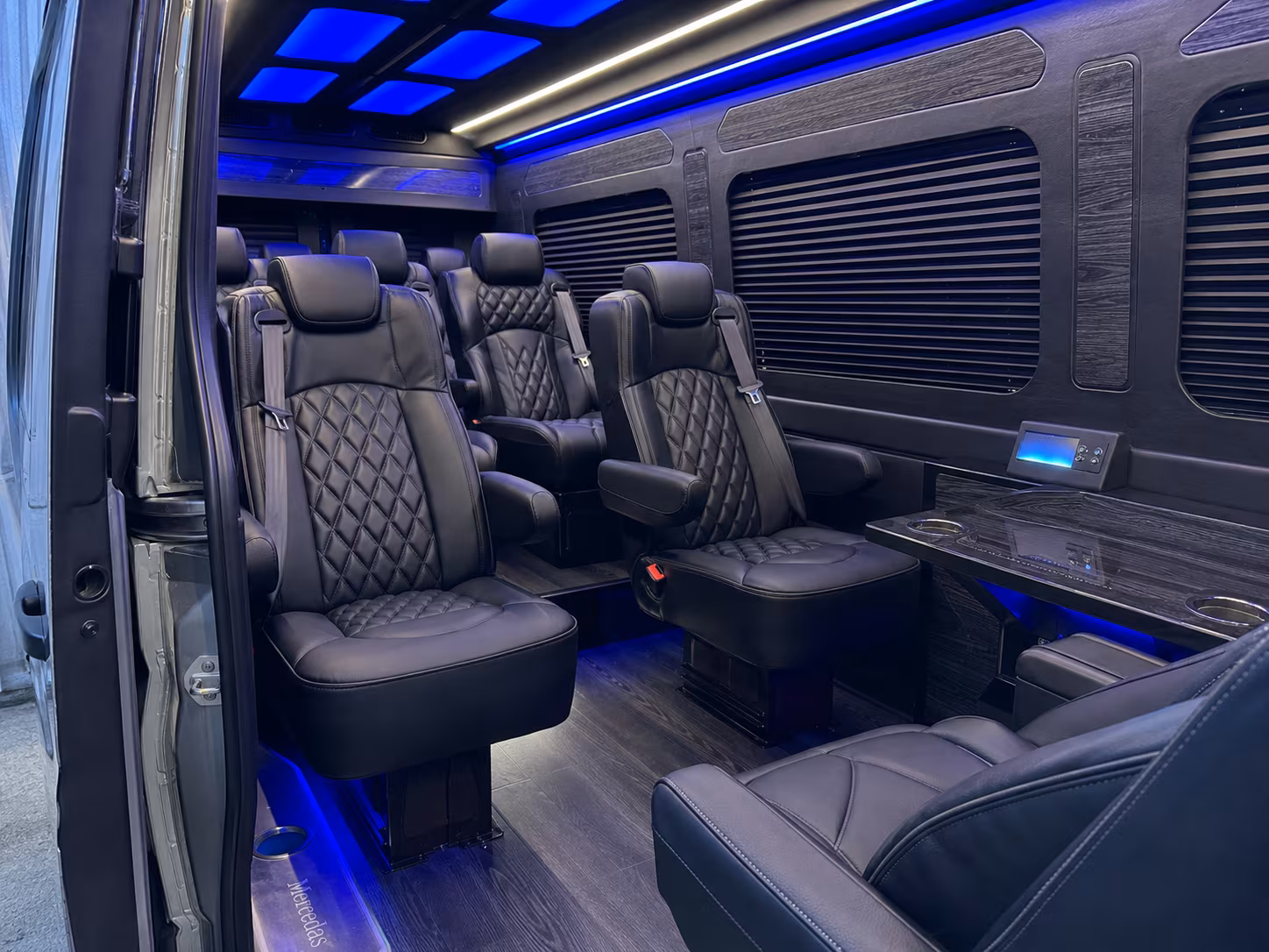 sprinter van transportation for groups and events across anchorage